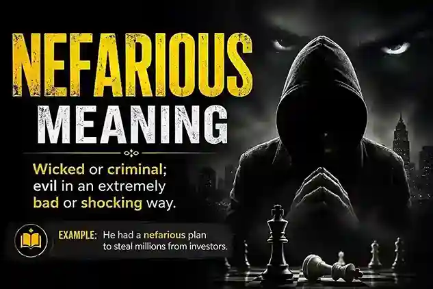 Nefarious Meaning